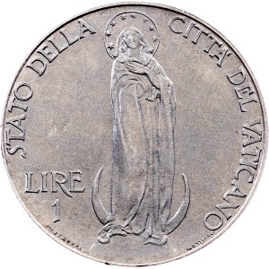 Vatican City, 1 Lira 1941, Rome