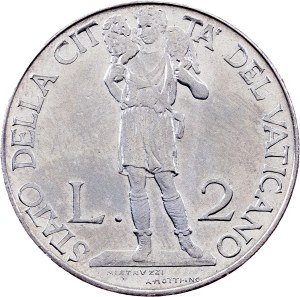 Vatican City, 2 Lire 1941