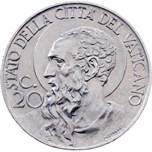 Vatican City, 20 Centesimi 1941