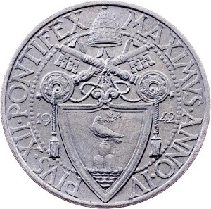 Vatican City, 50 Centesimi 1942, Rome