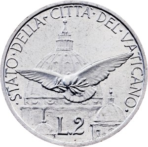 Vatican City, 2 Lire 1948