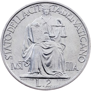 Vatican City, 5 Lire 1948