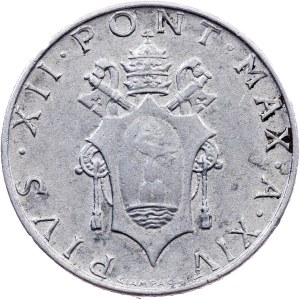 Vatican City, 2 Lire 1952, Rome