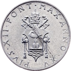 Vatican City, 1 Lira 1953