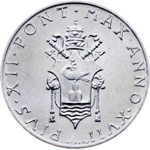 Vatican City, 1 Lira 1955