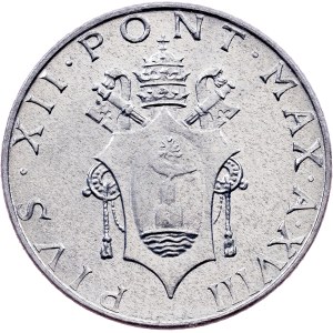 Vatican City, 2 Lire 1956, Rome
