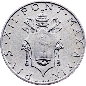 Vatican City, 2 Lire 1957, Rome