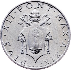 Vatican City, 2 Lire 1957, Rome