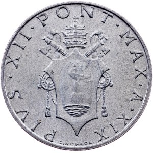 Vatican City, 2 Lire 1957, Rome