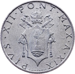 Vatican City, 2 Lire 1957, Rome