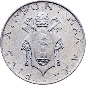 Vatican City, 2 Lire 1958, Rome