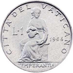 Vatican City, 1 Lira 1964, Rome