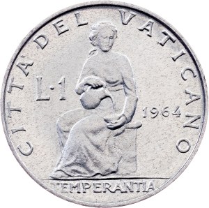 Vatican City, 1 Lira 1964, Rome