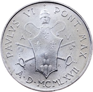 Vatican City, 1 Lira 1967