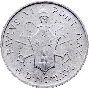 Vatican City, 2 Lire 1967