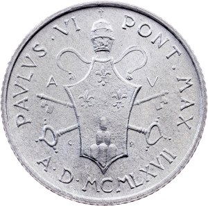 Vatican City, 2 Lire 1967