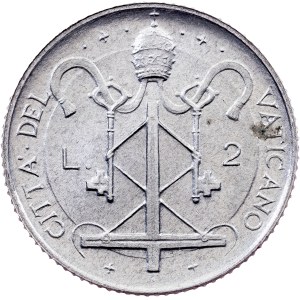 Vatican City, 2 Lire 1967