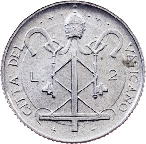 Vatican City, 2 Lire 1967
