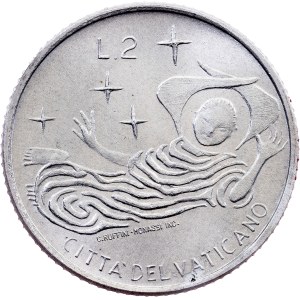 Vatican City, 2 Lire 1969