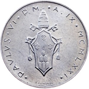 Vatican City, 1 Lira 1971