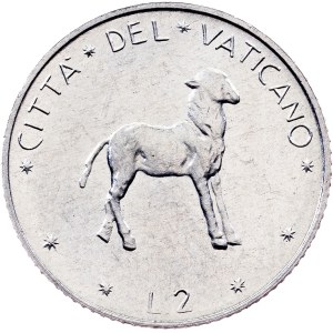 Vatican City, 2 Lire 1971