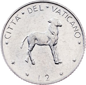 Vatican City, 2 Lire 1971