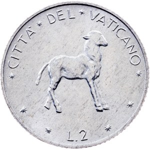 Vatican City, 2 Lire 1972