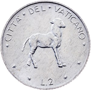 Vatican City, 2 Lire 1972