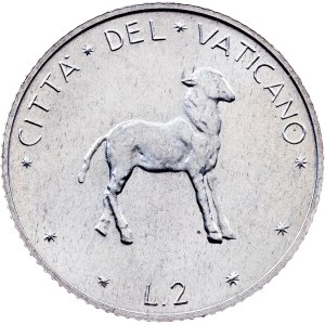 Vatican City, 2 Lire 1973