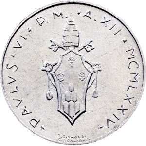 Vatican City, 1 Lira 1974