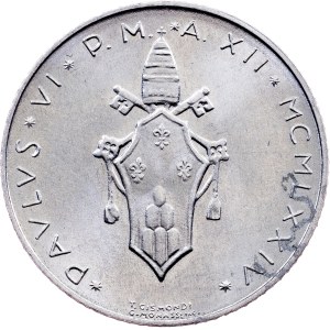 Vatican City, 2 Lire 1974