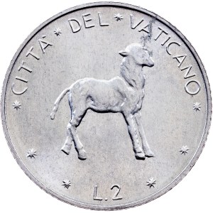 Vatican City, 2 Lire 1974