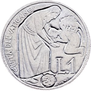 Vatican City, 1 Lira 1975, Rome