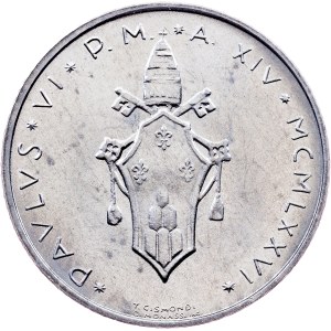 Vatican City, 2 Lire 1976
