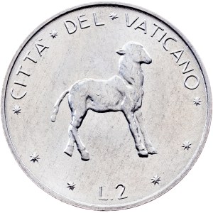 Vatican City, 2 Lire 1976
