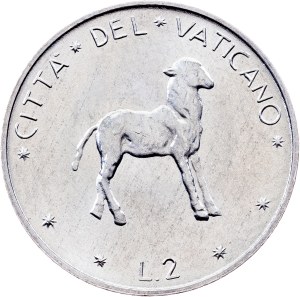 Vatican City, 2 Lire 1976