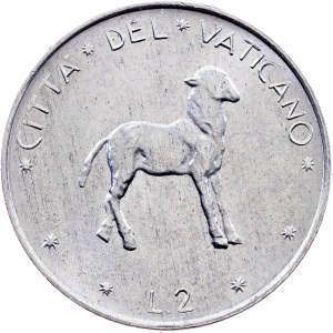 Vatican City, 2 Lire 1977