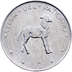 Vatican City, 2 Lire 1977