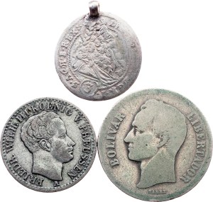 World Lots, Lot of coins: 1699, 1826, 1924