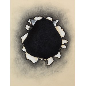 Witold-K ( Kaczanowski Wit ) ( 1932 - 2025 ), z cyklu -Black Holes, 1978