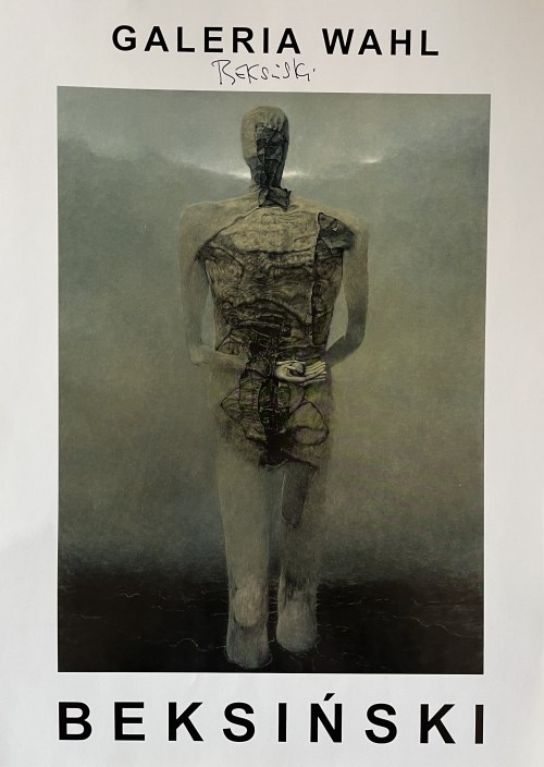 Zdzisław Beksiński ( 1929 - 2005 ), Plakat ( sygnowany przez Artystę )