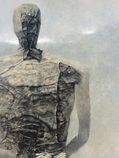 Zdzisław Beksiński ( 1929 - 2005 ), Plakat ( sygnowany przez Artystę )