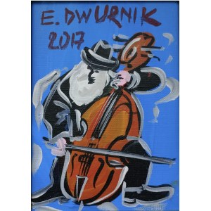 Edward Dwurnik ( 1943 - 2018 ), Kontrabasista, 2017