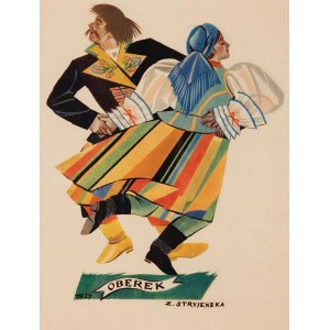 Zofia Stryjeńska ( 1891 - 1976 ), Oberek, 1927