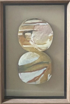 Jan Berdyszak ( 1934 - 2014 ), z cyklu - Koła podwójne, 1962
