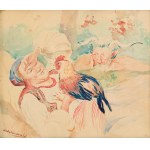 Wincenty Wodzinowski (1866 Igołomnia k. Miechowa - 1940 Kraków), Dziewczyna z kogutem
