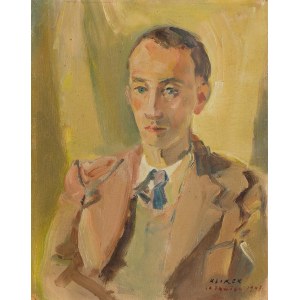Ludwik Klimek (1912 Skoczów - 1992 Nicea), Autoportret, 1943