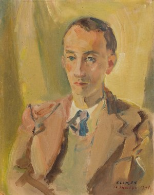 Ludwik Klimek (1912 Skoczów - 1992 Nicea), Autoportret, 1943
