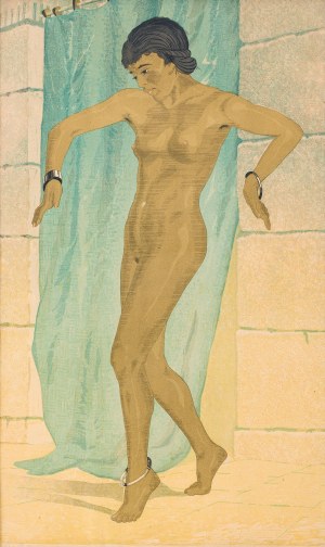 Aleksander Laszenko (1883 Annówka - 1944 Włocławek), Kobieta wychodząca z kąpieli