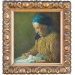 Salomon Meisner (1886 Kalisz - 1942 Łódź), Staruszka z robótką